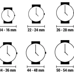 Digitale runde Uhr