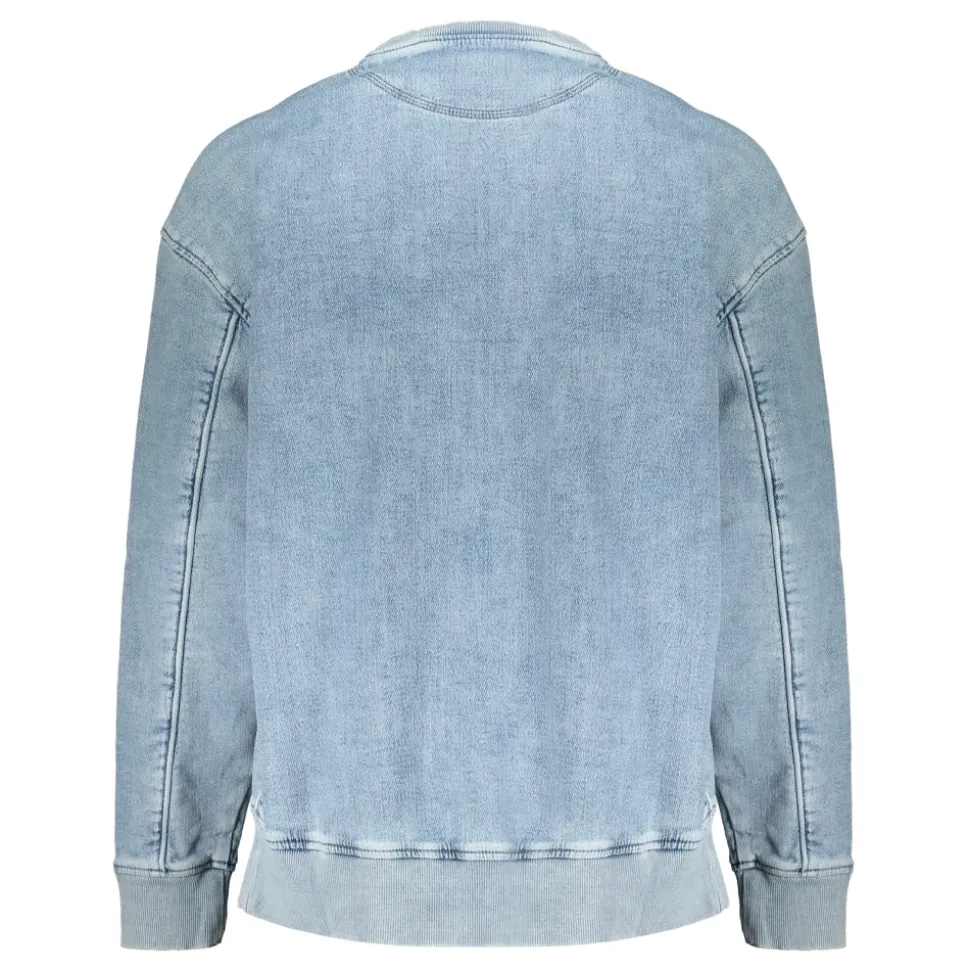 D-Krib Track Denim Sweatshirt