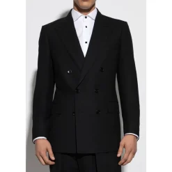 Doppelreihiger Blazer mit doppeltem Schlitz