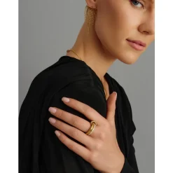 Double Band Ring in Gold