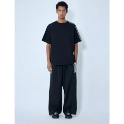 Drawstring Wide-Leg Hose