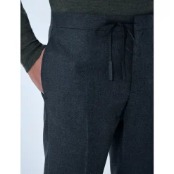 Drawstring Wool Trousers
