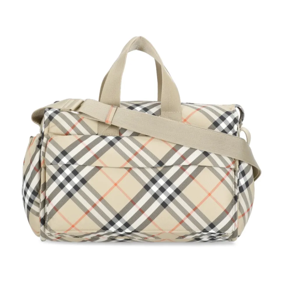 Duffel Bag mit Karomuster