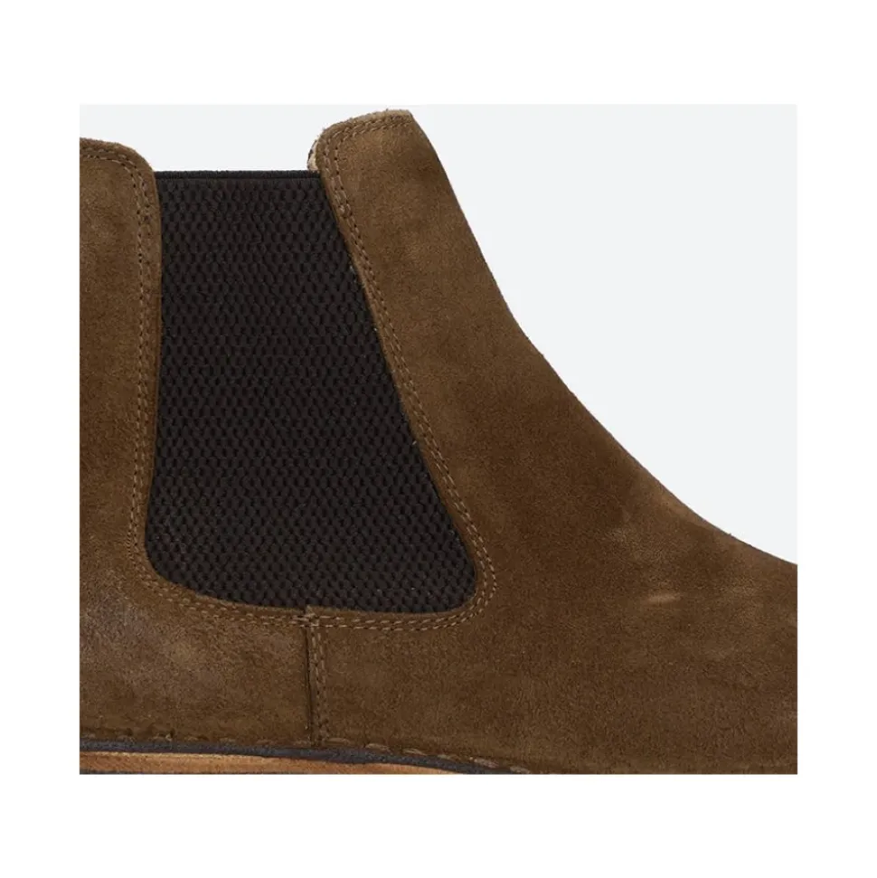 Dunkel Khaki Stiefeletten
