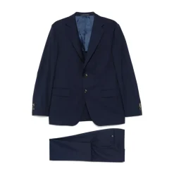 Dunkelblaue Knopfjacke