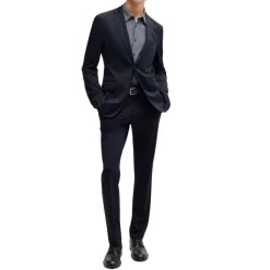 Dunkelblauer Home Vestit Set