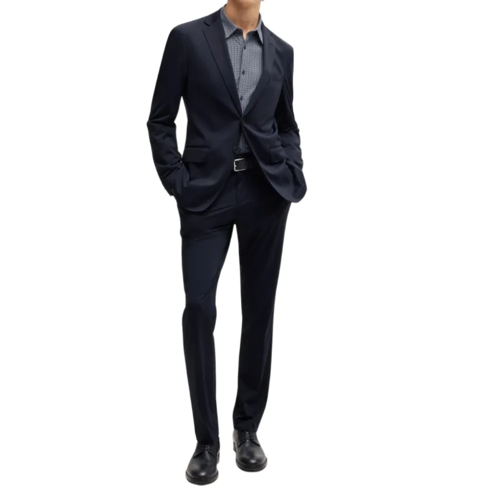 Dunkelblauer Home Vestit Set