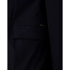 Dunkelblauer TEBALDO-KN Modell Mantel