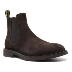 Dunkelbraune Wildleder Beatles Stiefeletten