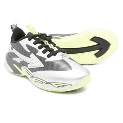 Dunkelgraue Silberne Springschuhe