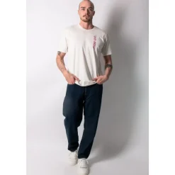 Dunkle Blaue Marmorwasch Jeans