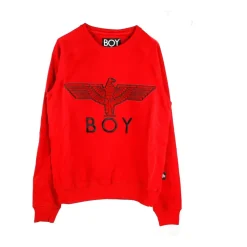 Eagle Applikation Rundhals-Sweatshirt