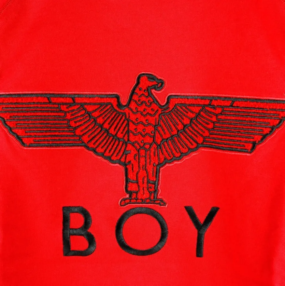 Eagle Applikation Rundhals-Sweatshirt