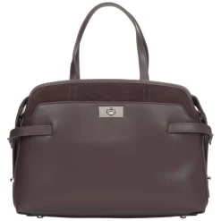 Echtleder-Tote-Handtasche