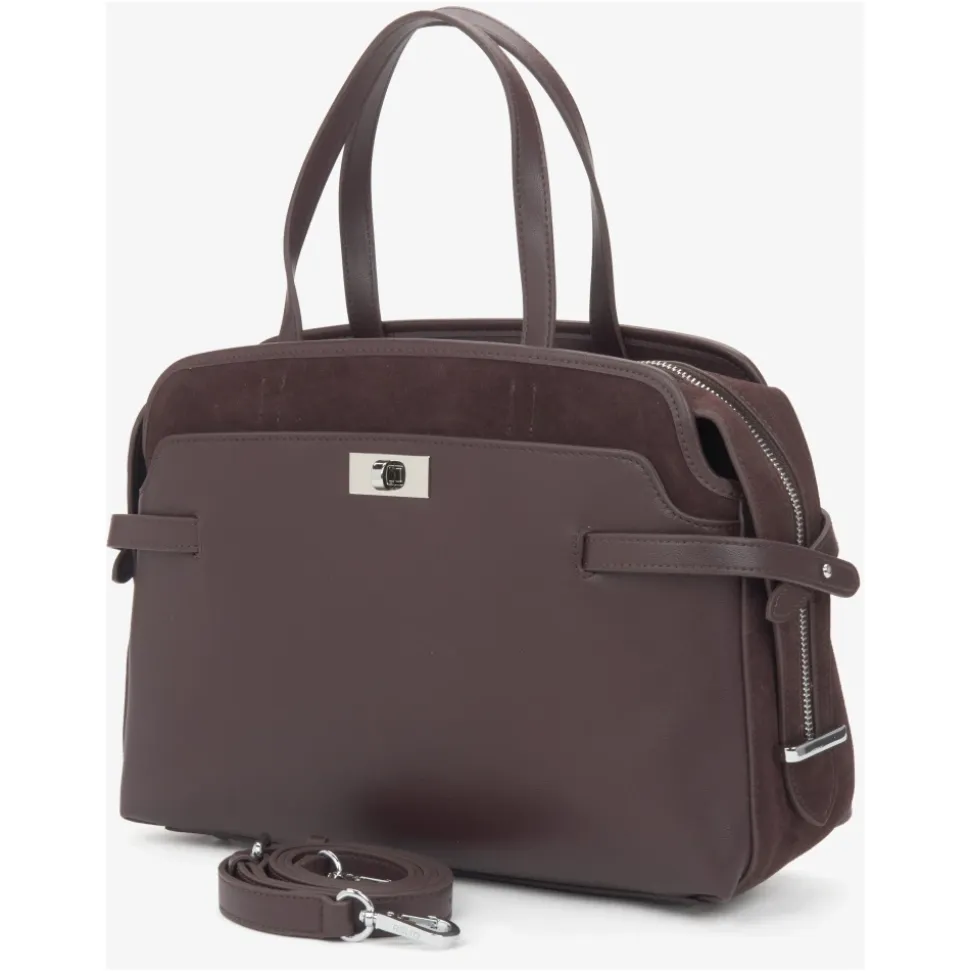 Echtleder-Tote-Handtasche