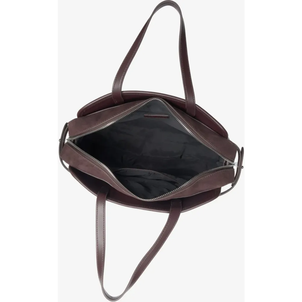 Echtleder-Tote-Handtasche