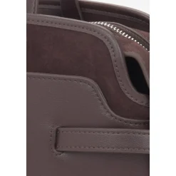 Echtleder-Tote-Handtasche