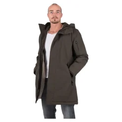 Eco Tech Parka in Dunklem Schlamm