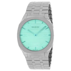 Edelstahl-Multilayer-Uhr mit Interlocking G Motiv
