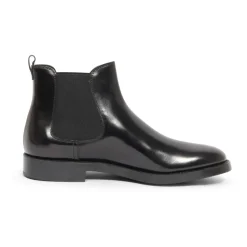Elastische Schwarze Stiefeletten