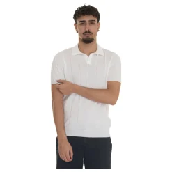 Elastische Taille Jersey Polo Shirt