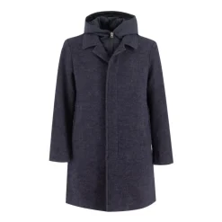 Elegant Coat-Style Jacket with Zip Fastening