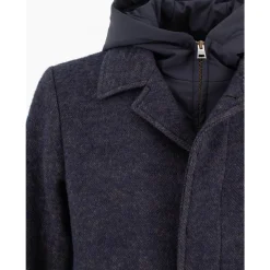 Elegant Coat-Style Jacket with Zip Fastening
