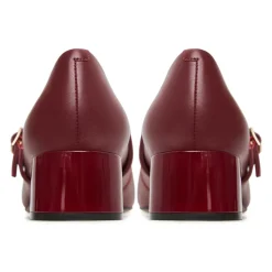 Elegant Mary Jane Heels MJay - Red