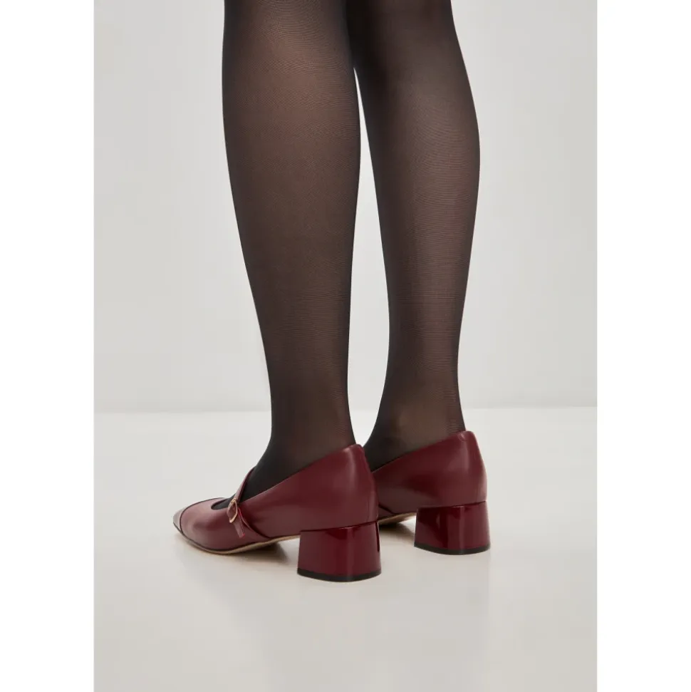 Elegant Mary Jane Heels MJay - Red