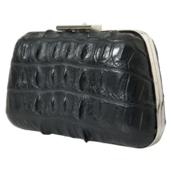 Elegante Abend-Clutch aus Krokodilleder