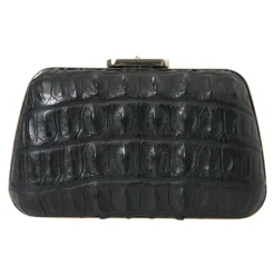Elegante Abend-Clutch aus Krokodilleder
