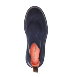 Elegante blaue Chelsea Boots