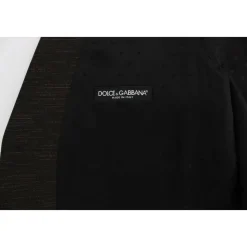 Elegante Braun-Schwarz Wollmischung Kleiderweste