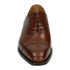 Elegante Cognac Leder Business Schuhe