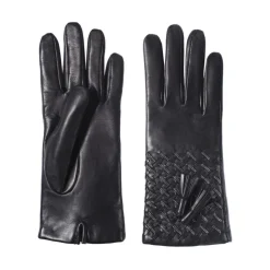 Elegante Damen Leder Kaschmir Handschuhe