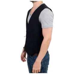 Elegante Gestreifte Freizeitweste
