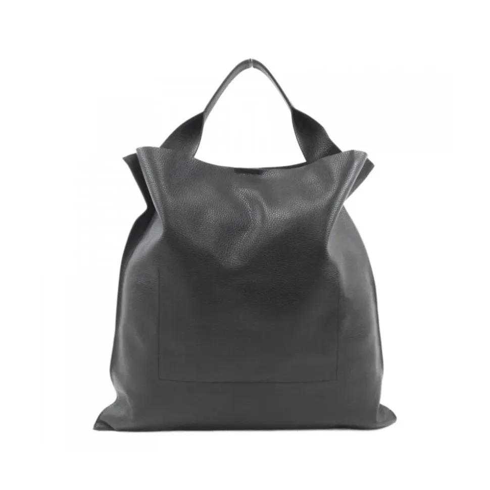 Elegante Handtasche aus Schwarzem Hirschleder