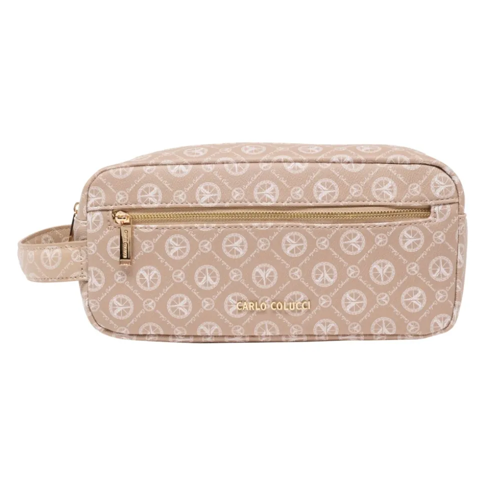 Elegante Kosmetiktasche mit Logoprint