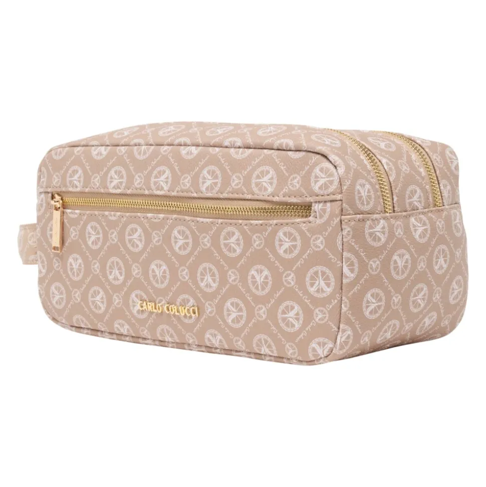 Elegante Kosmetiktasche mit Logoprint