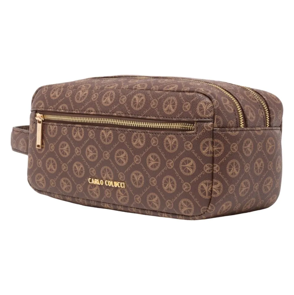 Elegante Kosmetiktasche mit Logoprint