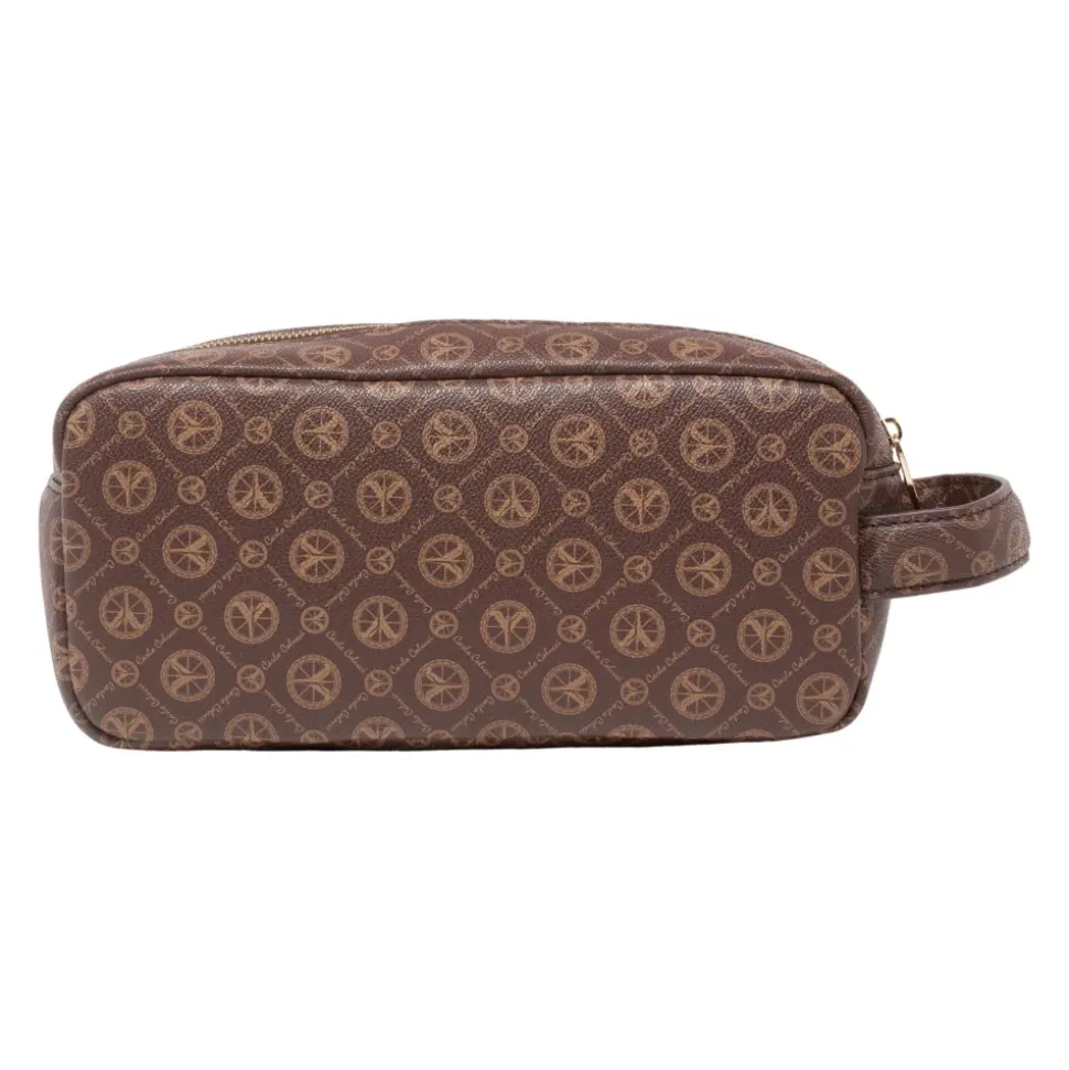 Elegante Kosmetiktasche mit Logoprint