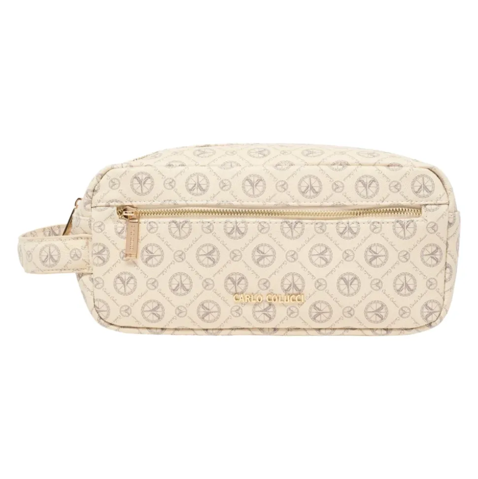 Elegante Kosmetiktasche mit Logoprint