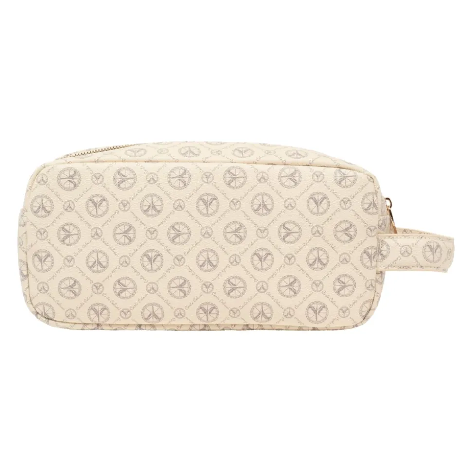 Elegante Kosmetiktasche mit Logoprint