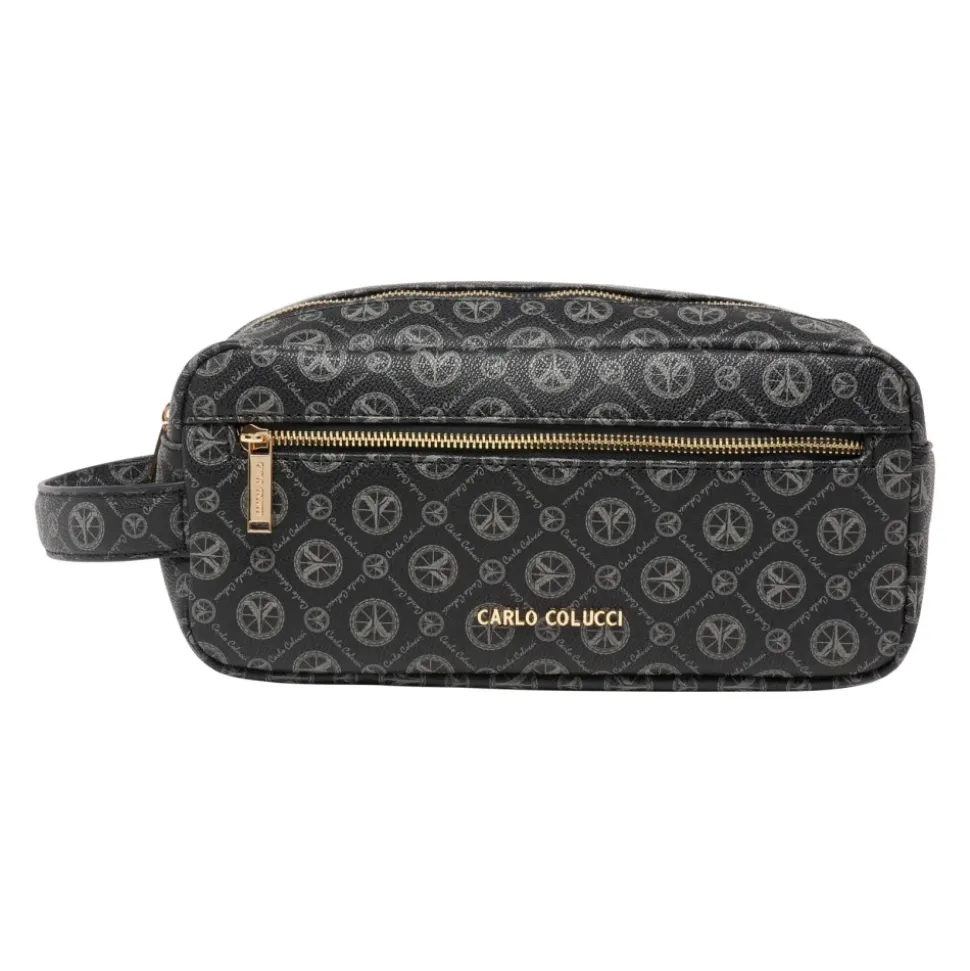 Elegante Kosmetiktasche mit Logoprint