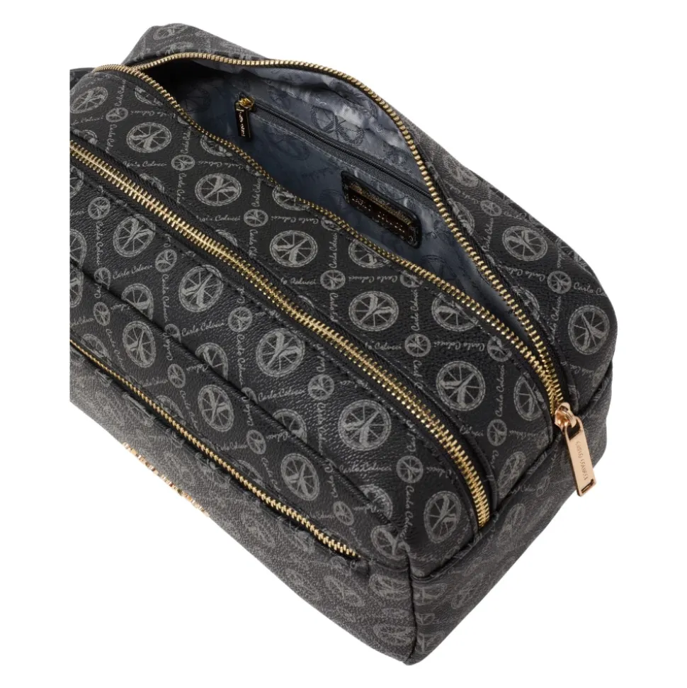 Elegante Kosmetiktasche mit Logoprint