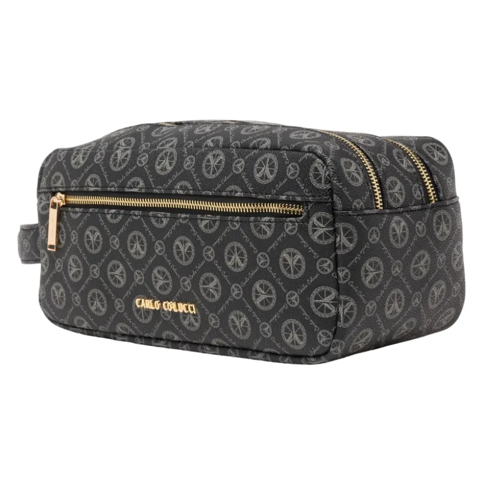 Elegante Kosmetiktasche mit Logoprint
