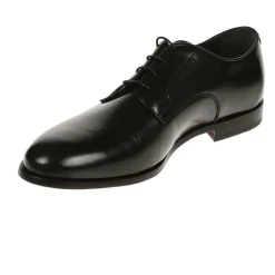 Elegante Leder Derby Schuhe mit Schnürsenkeln