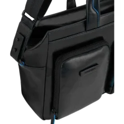 Elegante Leder Dokumentenhalter mit Laptopfach