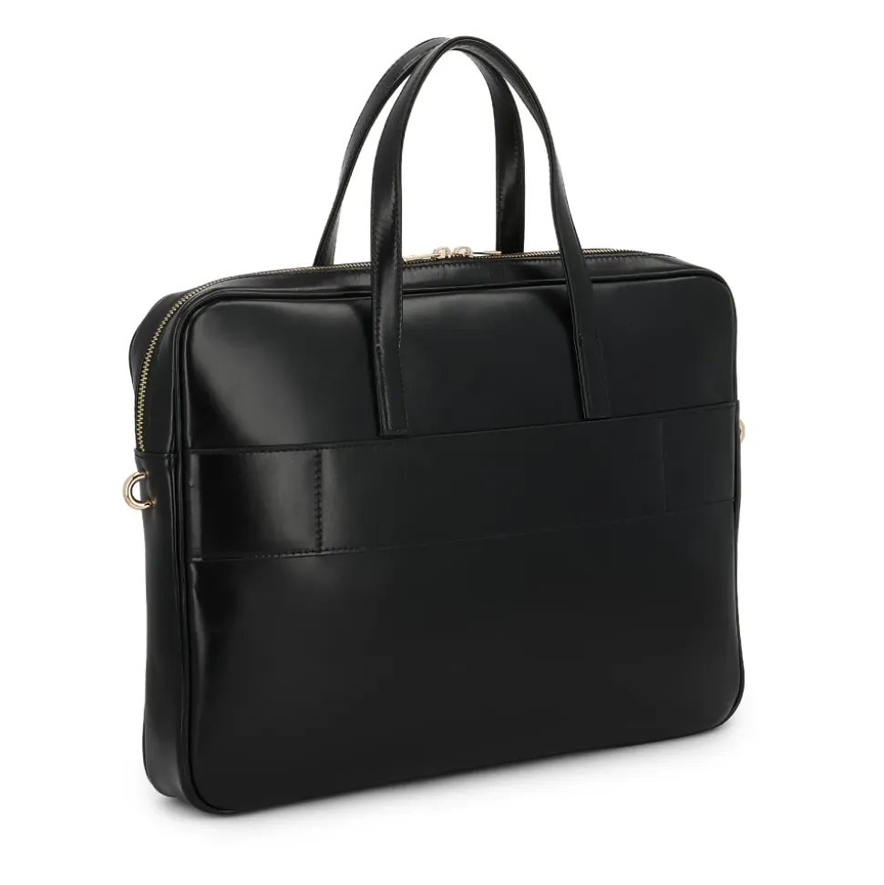 Elegante Leder-Laptoptasche