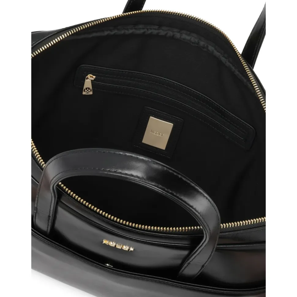 Elegante Leder-Laptoptasche